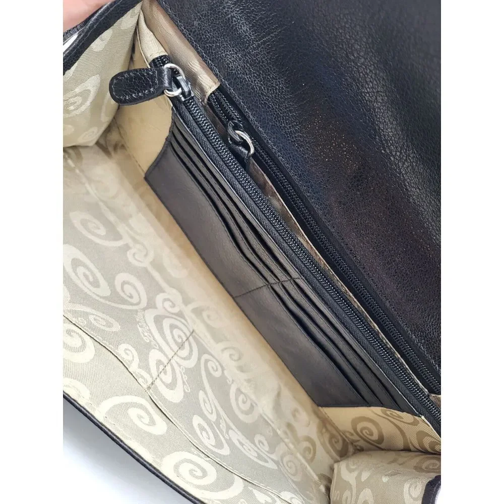 Brighton Black Clutch Shoulder‎ Bag Purse Clutch 851511 Heart Diamond